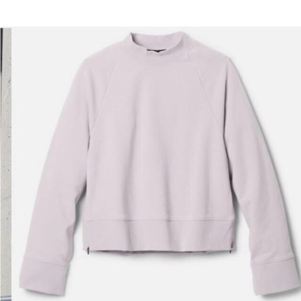 NEW Women's ON CLOUD Running Lilac Purple Crewneck Cotton Top Sweatshirt Small - Picture 10 of 13